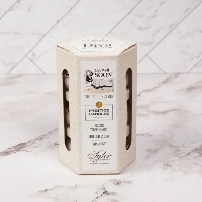 Tyler Candle Company 3 Candle Gift Set - Get Well Soon