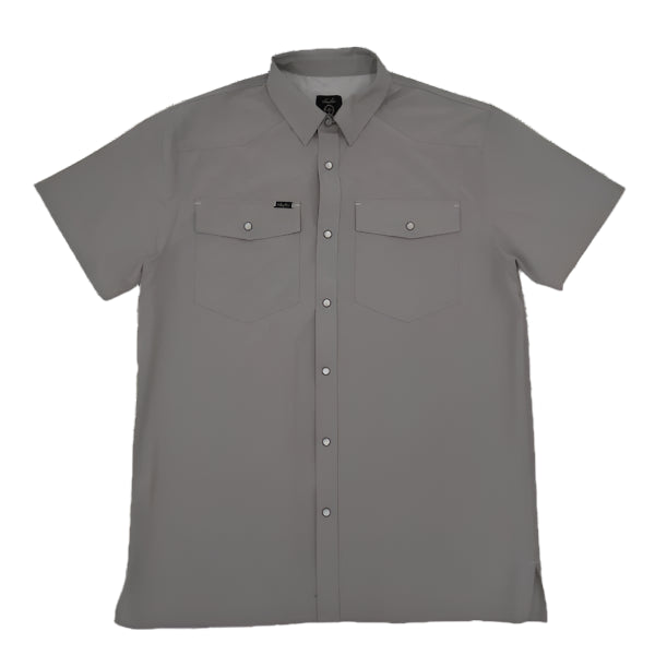 Men's SanJac Slate Gray Snap Shirt COAHUILA-S/S-GRY - Crazy House Western Wear