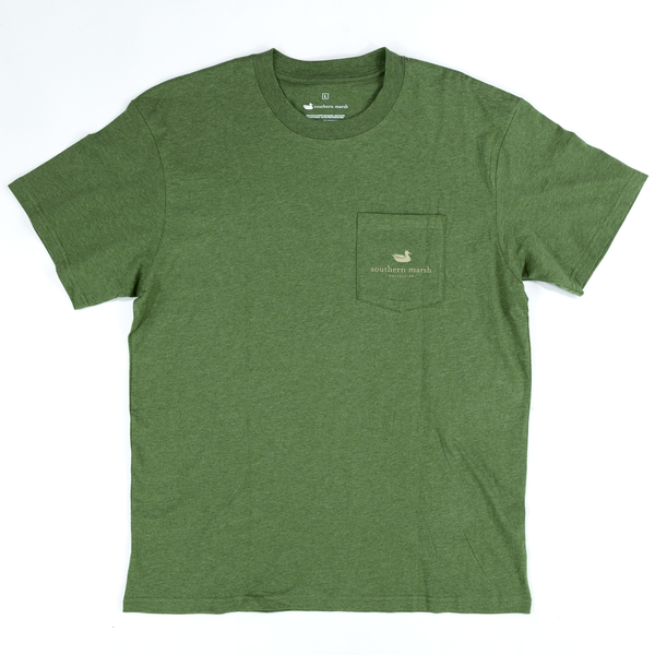 Men's Southern Marsh Pointer Tee Dark Green AP1T-WDG
