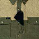 Men's Poncho "The Roosevelt" Green Long Sleeve Button Up