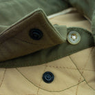 Men's Poncho "The Roosevelt" Green Long Sleeve Button Up