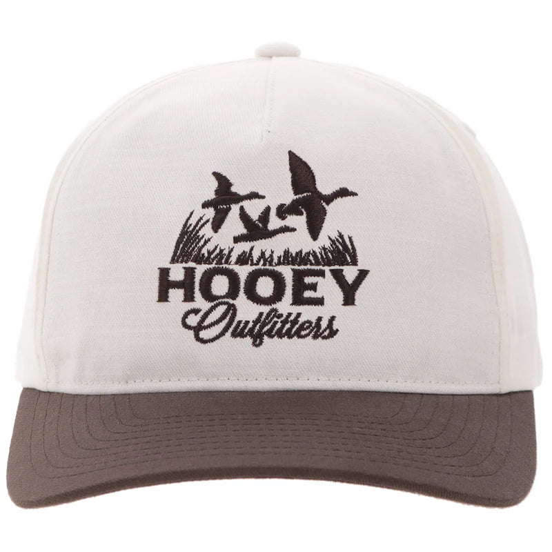 Hooey Men's Cream with Brown Logo "Decoy" Hat 6030T-CRBR