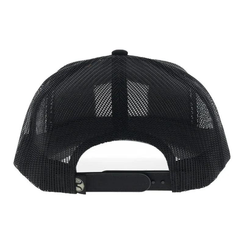 Hooey Men's Tan/Black Toller 6-Panel Trucker Snapback 6034T-TNBK