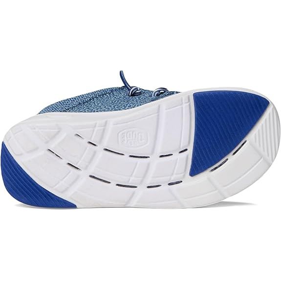 Boy's Hey Dude Wally H20 Mesh Blue Slip on Shoes 43707-4VW