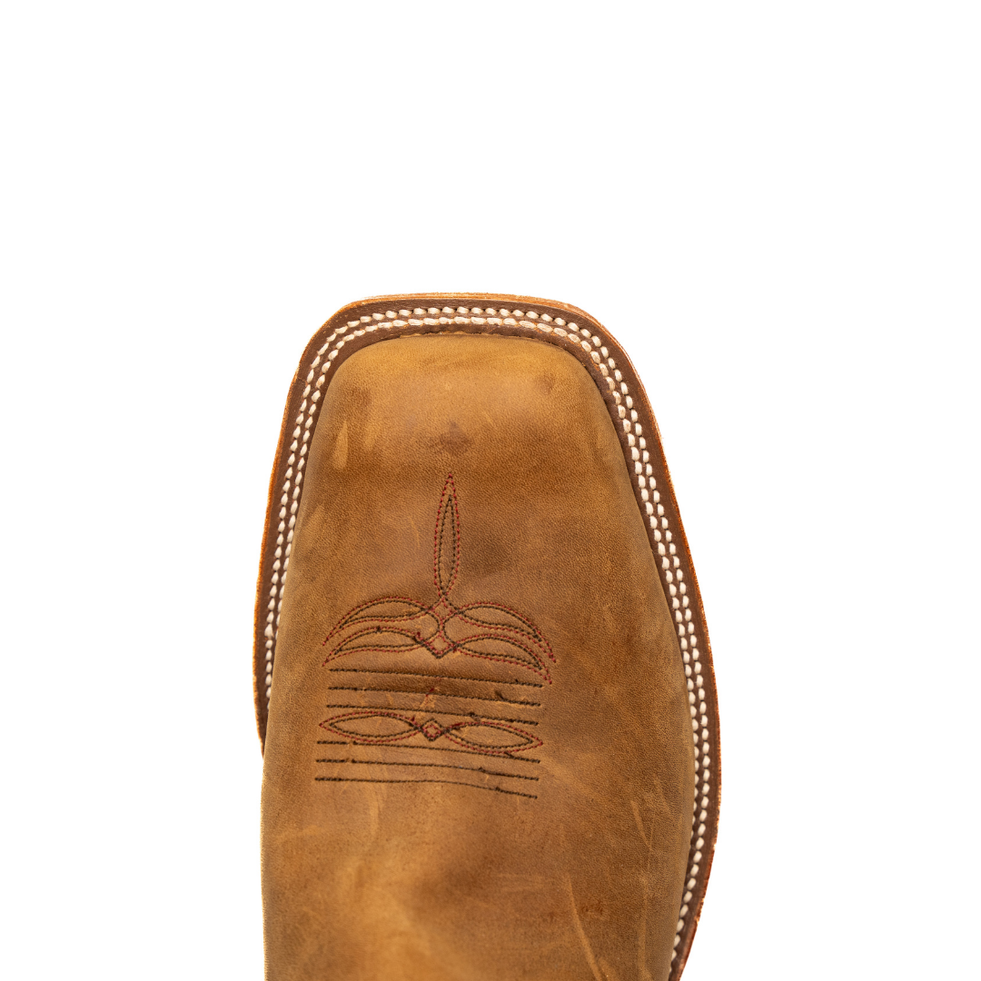 Anderson Bean Oakwood Crazy Horse with 13" Red Chex Top - Crazy House Western Wear