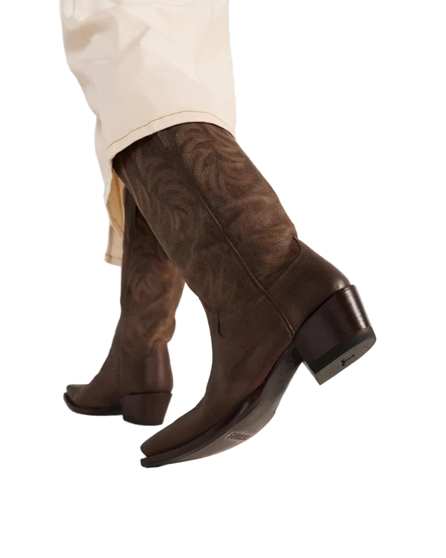 Tecovas Women's Cafe Goat The Annie Snip toe Boots W20007CAF