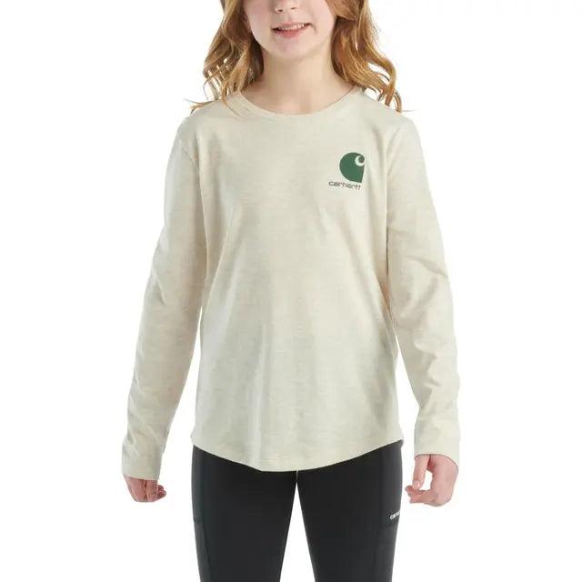 Girl's Carhartt Long Sleeve Graphic Tee CA7059-C17 - Crazy House Western Wear