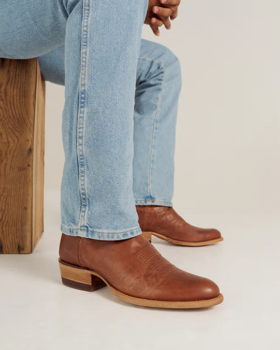 Tecovas Men's Scotch/Goat The Cartwright Round Toe Boots M10001SCO