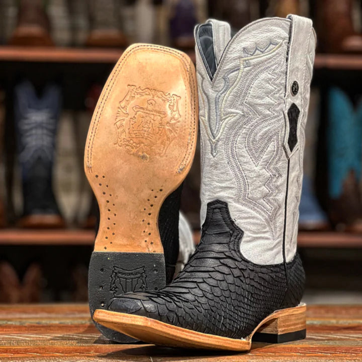 Men's 12" Tanner Mark Jumbo Python Boots TMX208021 - Crazy House Western Wear