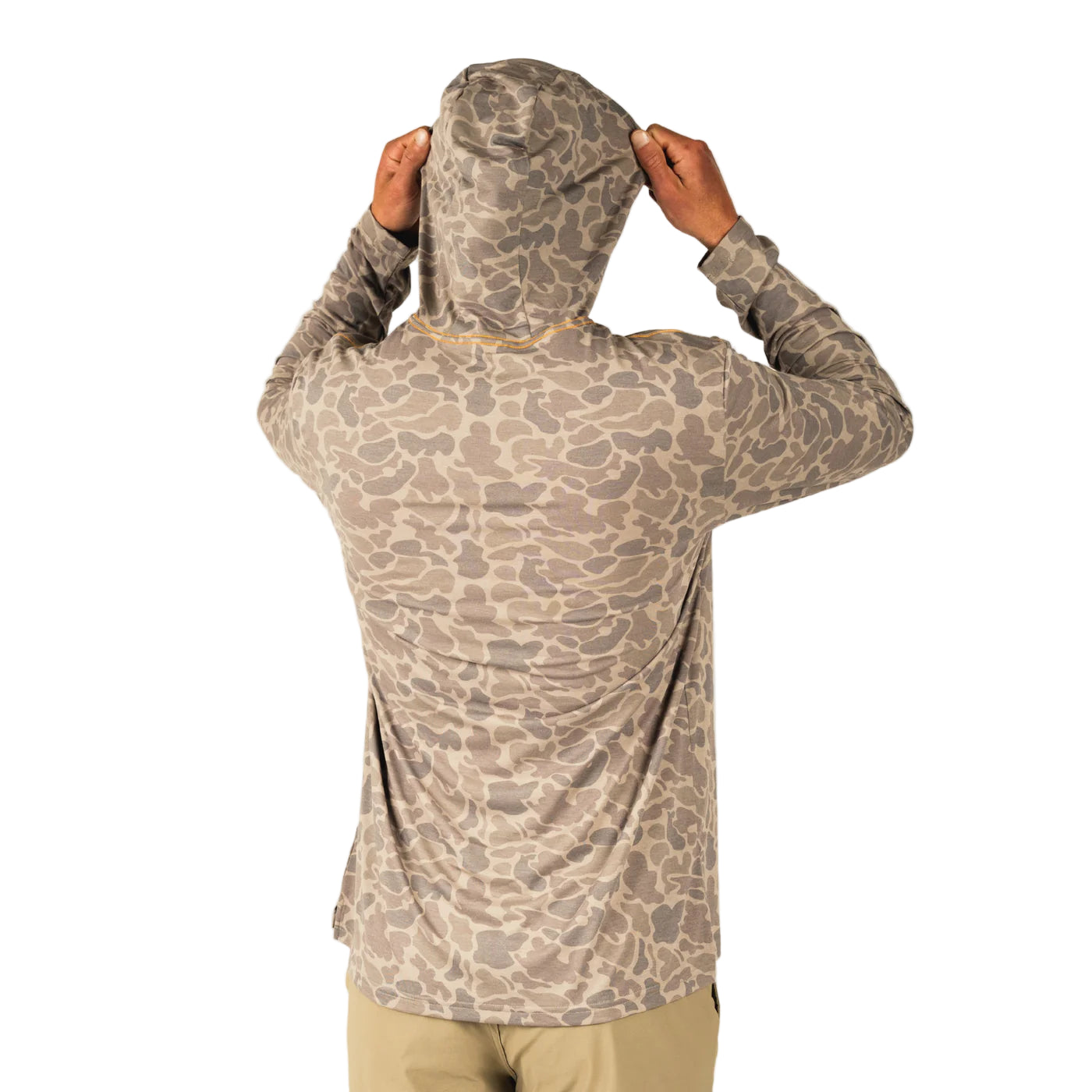 Men's Marsh Wear Khaki Mallard Camo Buxton Tech Hoodie