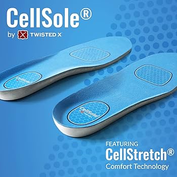 Men's Twisted X Cellsole Round Toe Boot Footbed Inserts MCSLFOOTBDSH