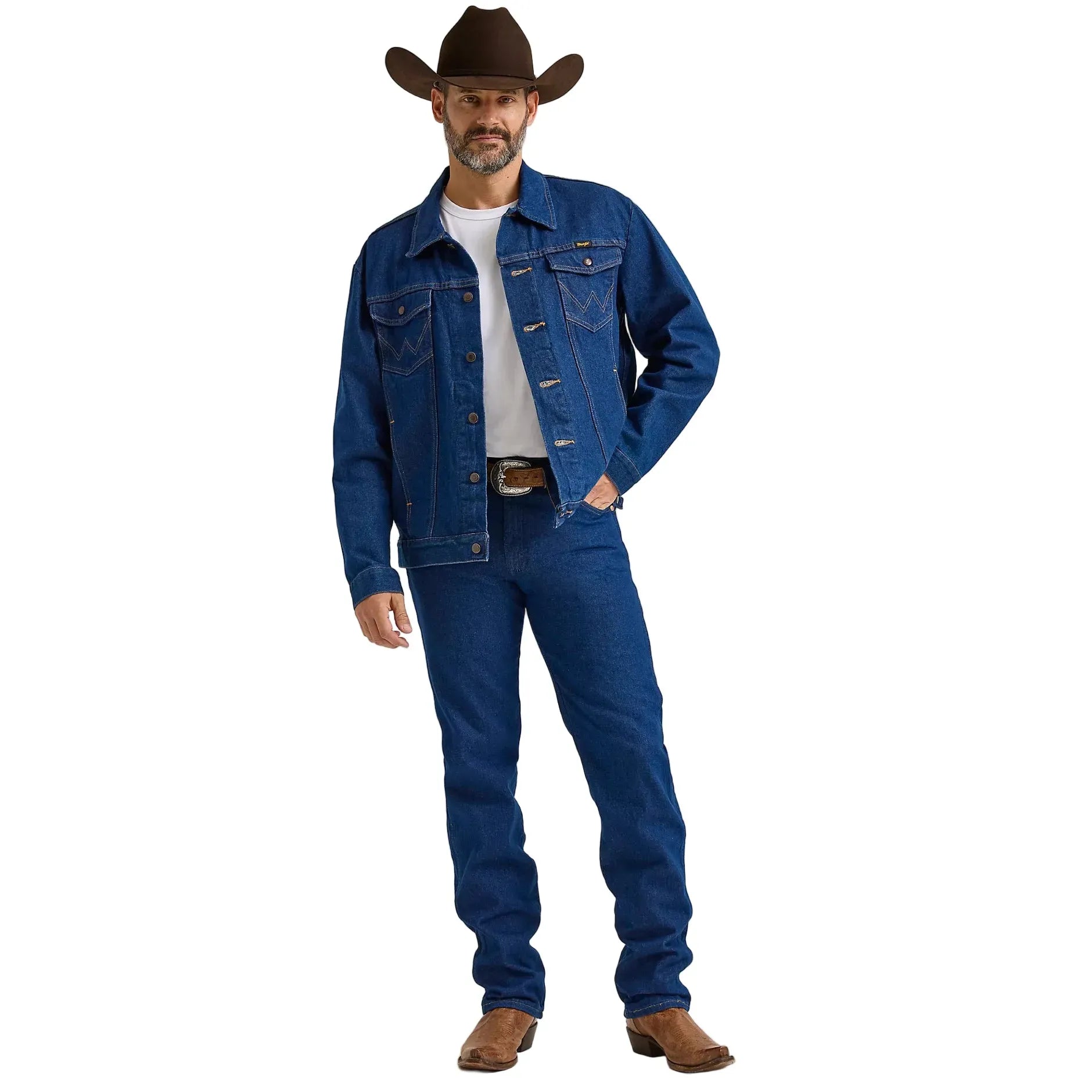 Men's Wrangler Cowboy Cut Unlined Denim Jacket
