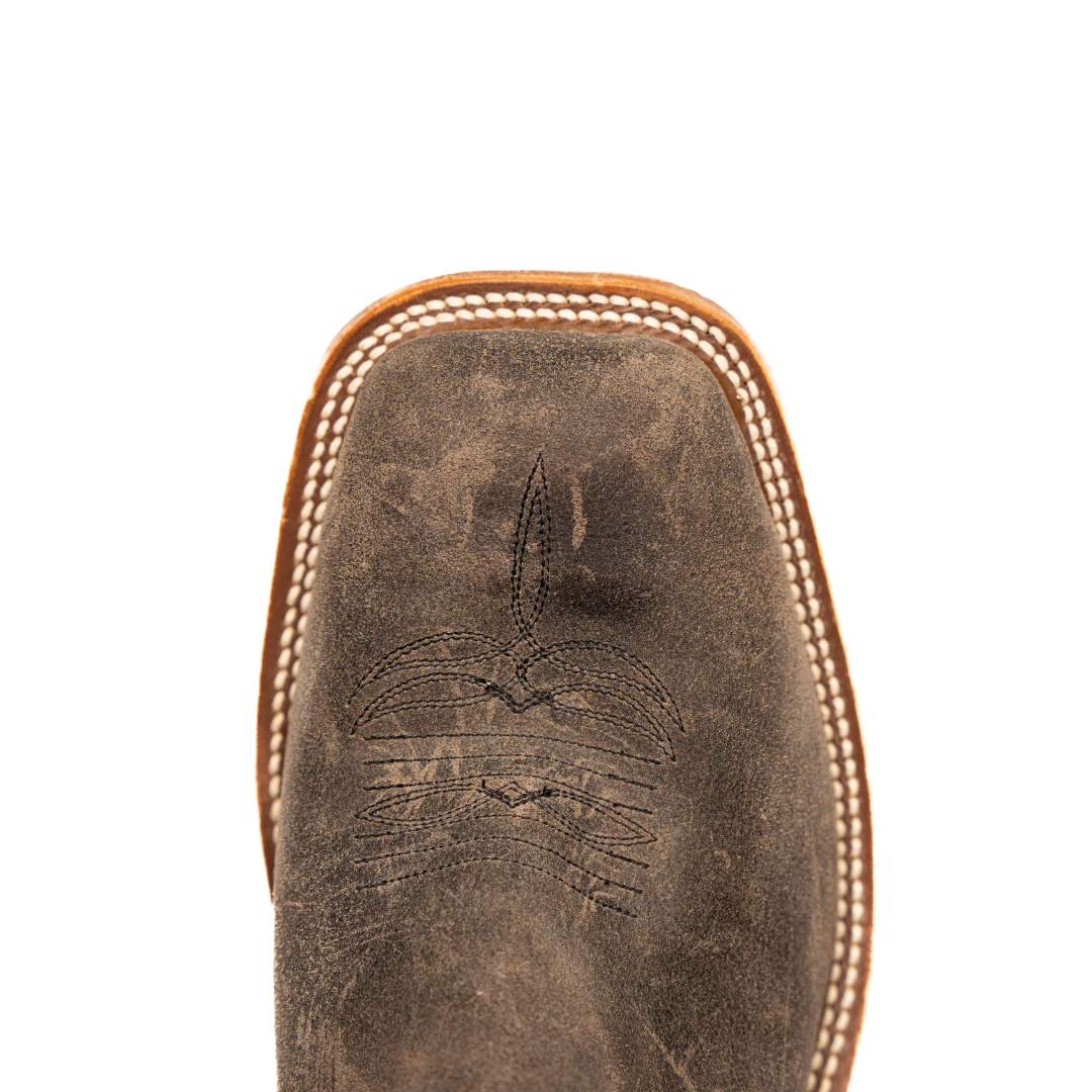 Anderson Bean After Dark Waxy Kudu with 13" Velvet Buffamon Top - Crazy House Western Wear