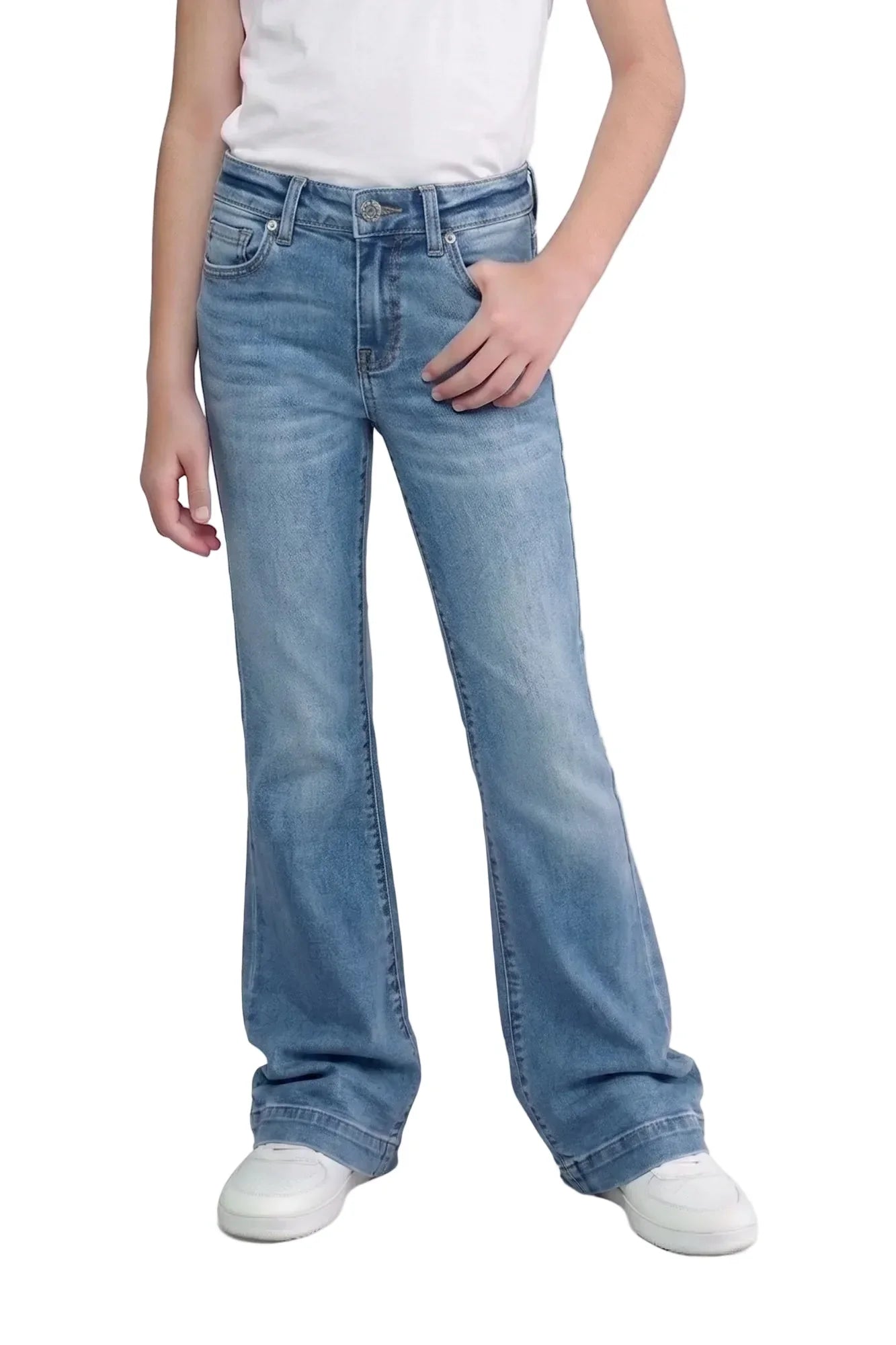 Seven for All Mankind Girl's Prophecy Mini Dojo in Slim Illusion 7KHF0H85-XWK