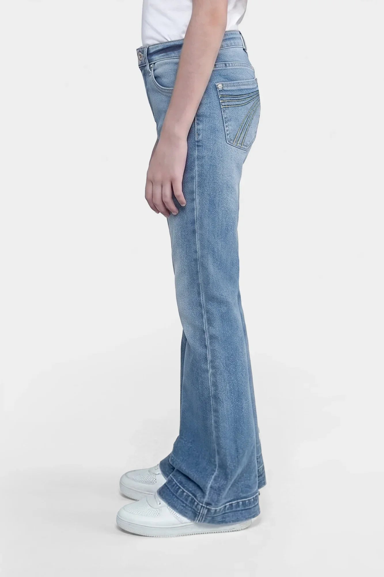 Seven for All Mankind Girl's Prophecy Mini Dojo in Slim Illusion 7KHF0H85-XWK