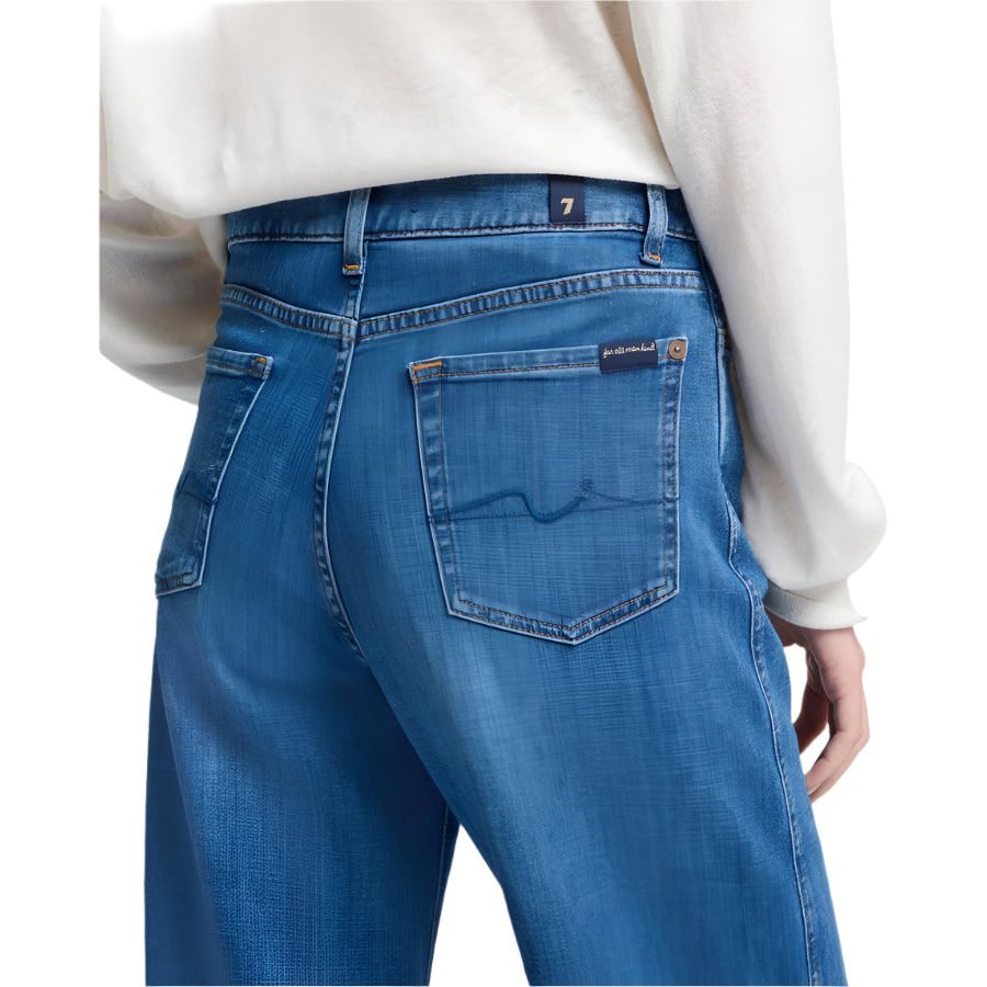 Women's Seven For All Mankind Lotta Cropped Jeans 7U667R51-NVA - Crazy House Western Wear