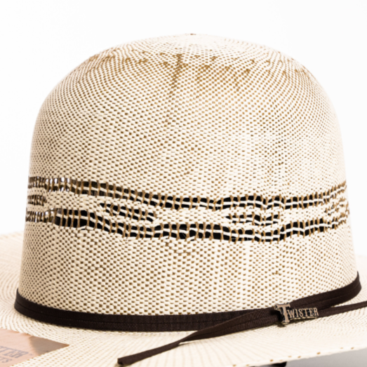 Twister Bangora 4.25" Straw Hat T71623 - Crazy House Western Wear