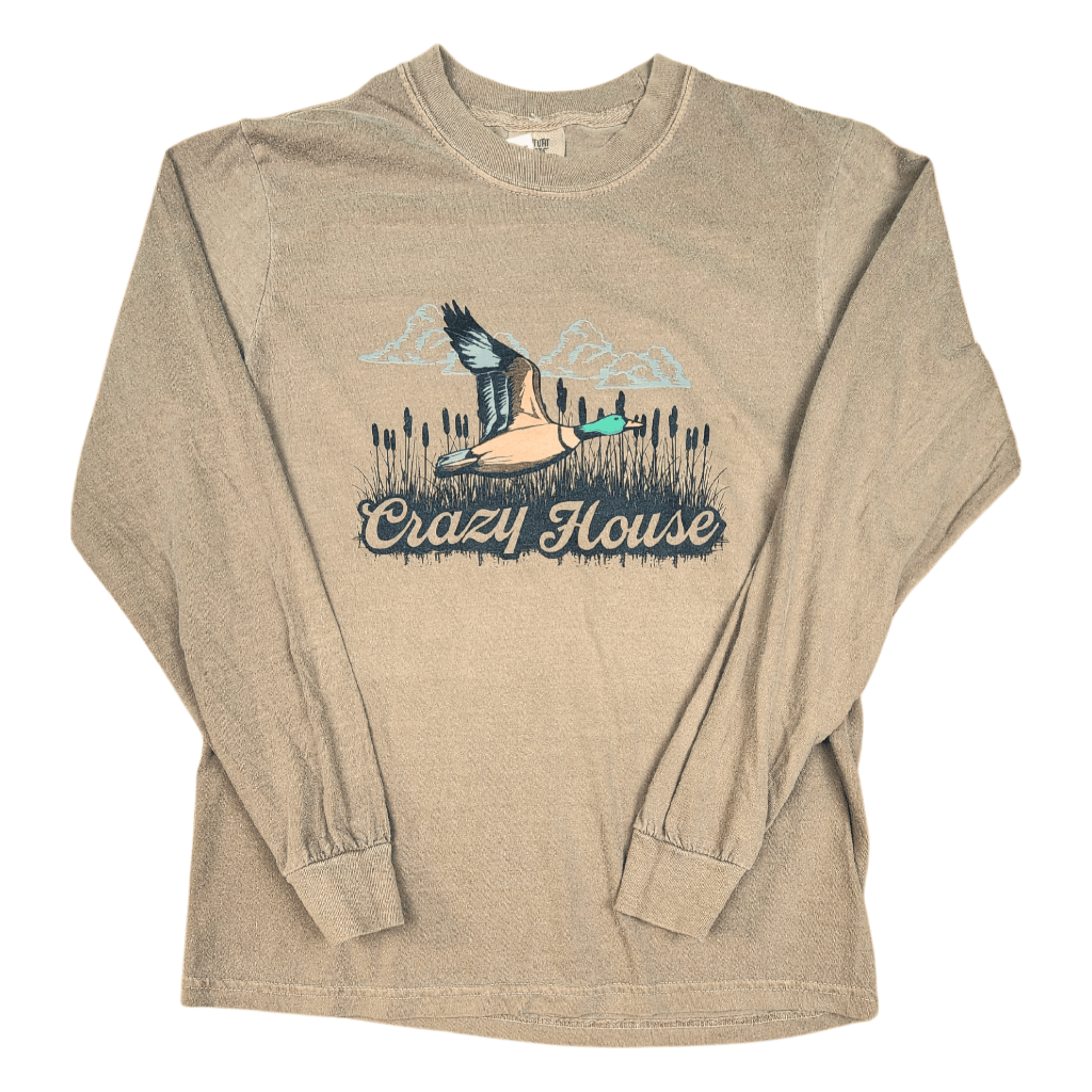 Crazy House Flying Duck T-Shirt 08108-ESPRESSO-46358 - Crazy House Western Wear