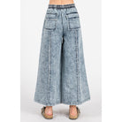 Women's Stonewash Dream Wide Leg Pants SP7867 - Crazy House Western Wear