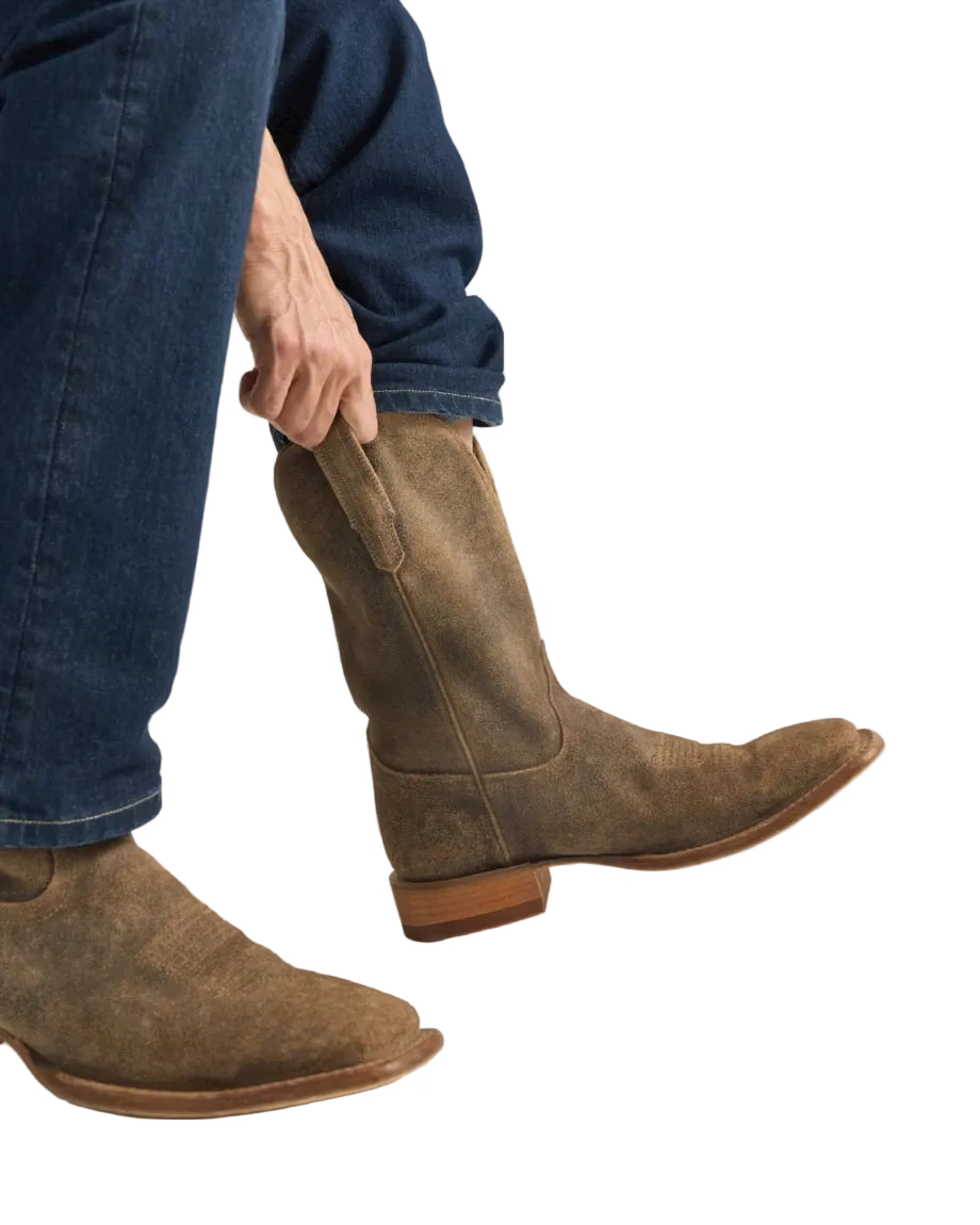 Tecovas Men's Gravel Suede The Doc Horizon Square Toe Boots M10031GRV