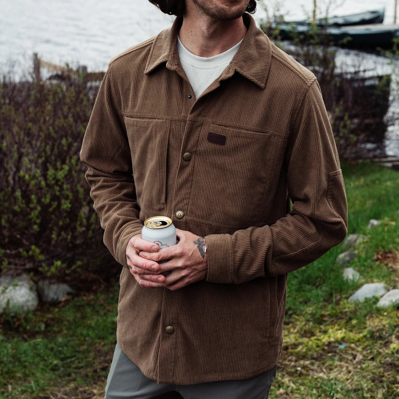Men's Marsh Wear Malt Ball Delano Cord Shacket