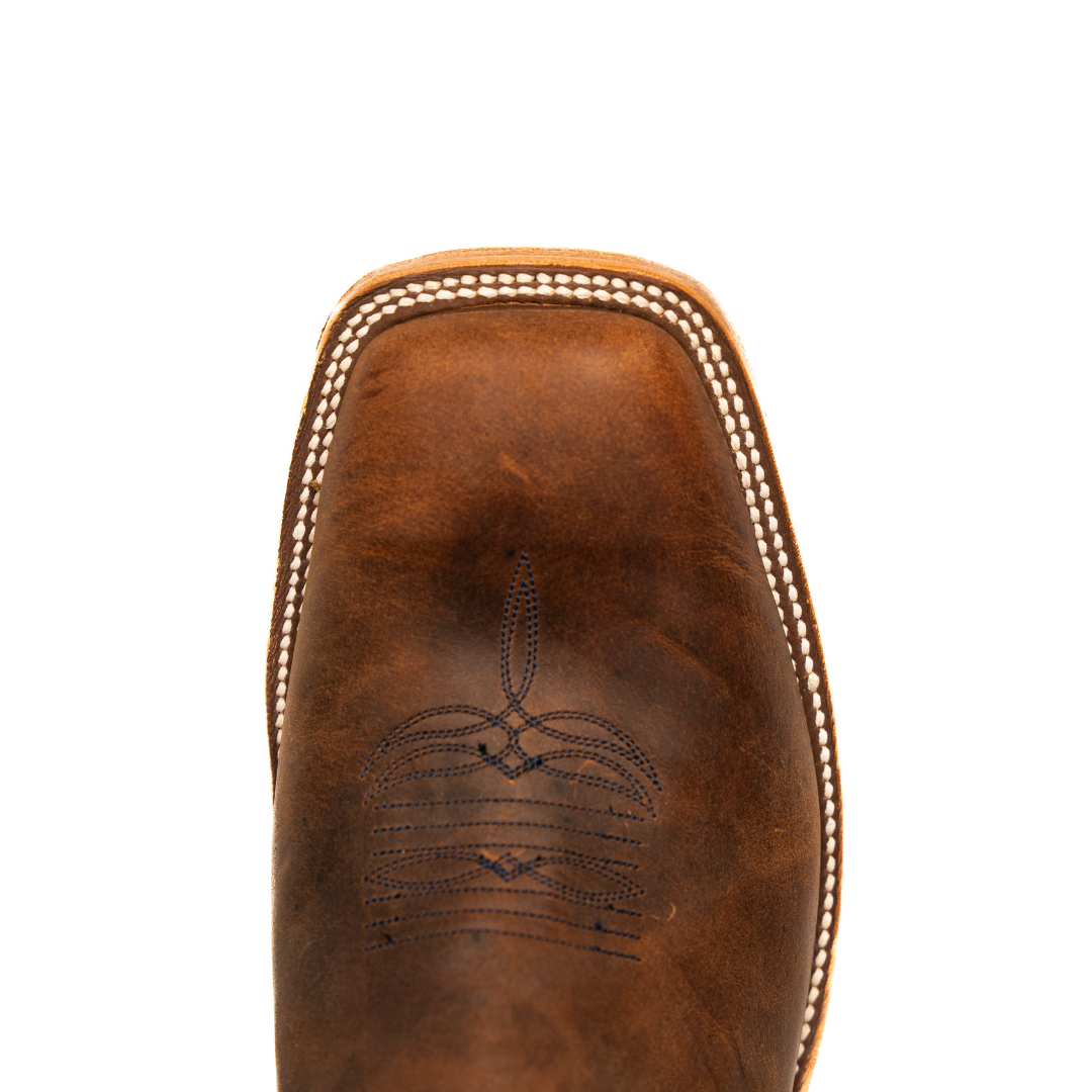 Anderson Bean Golden Brown Predator with 13" Sky Avatar Top - Crazy House Western Wear