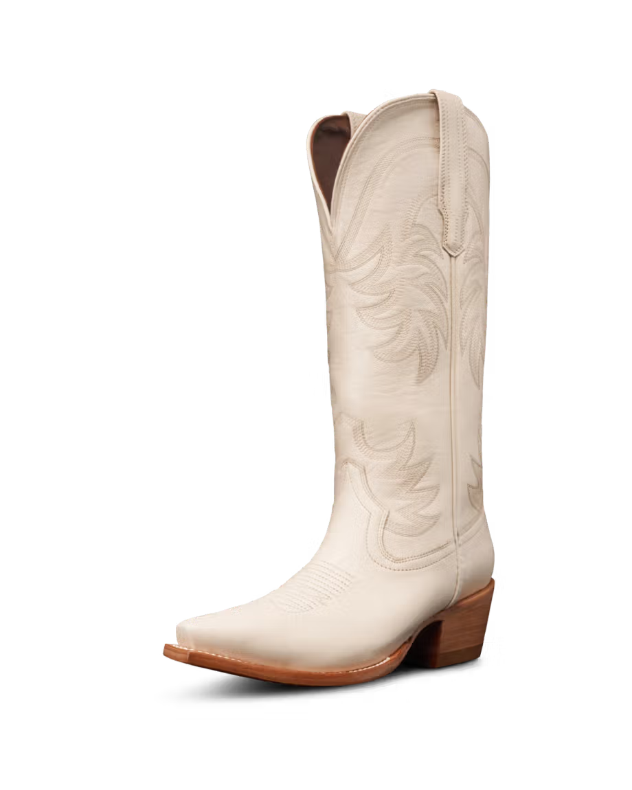 Tecovas Women's Bone Cowhide Snip Toe Boots W20007BON