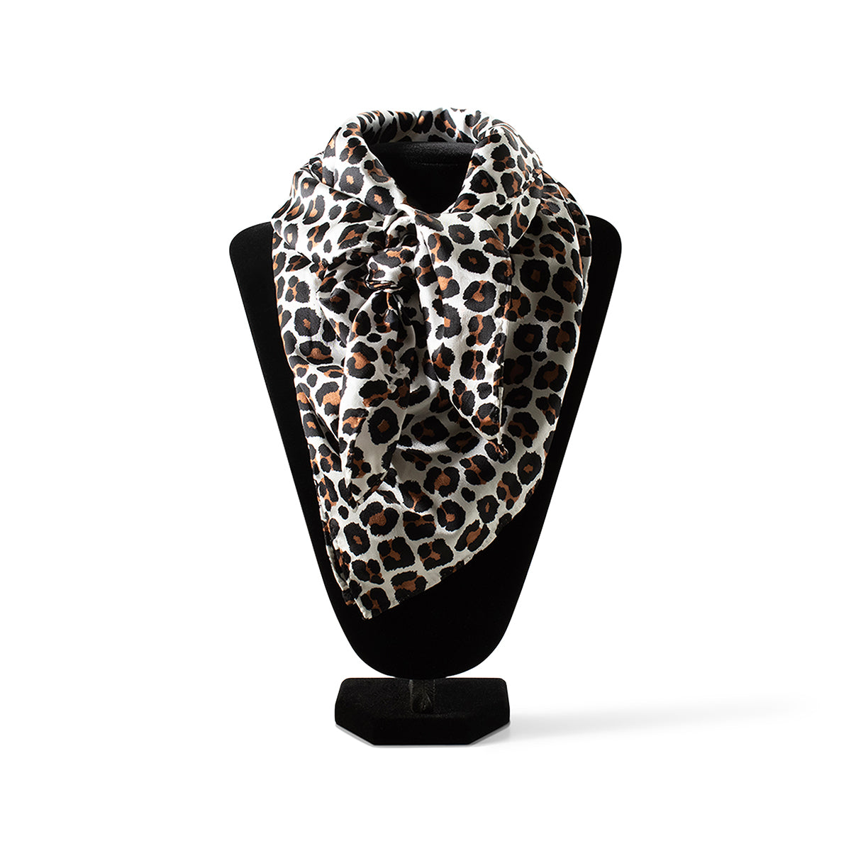 Ariat Multi Colored Leopard Print Wild Rag 100% Silk A0900697