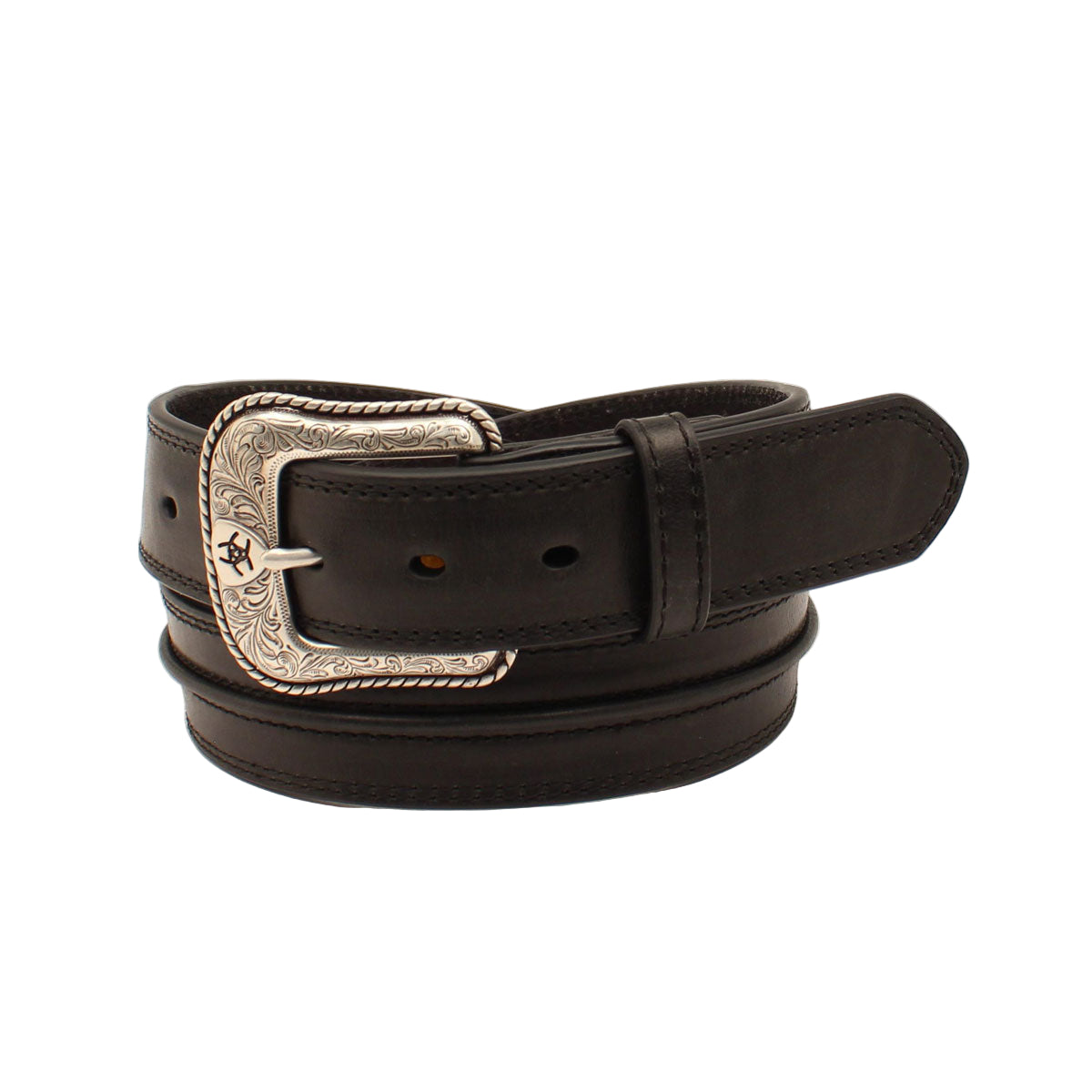 Men's Ariat Black Genuine Leather Belt