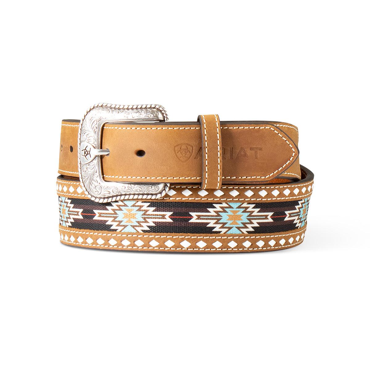 Men's Ariat Southwest Print Belt A1041802 - Crazy House Western Wear