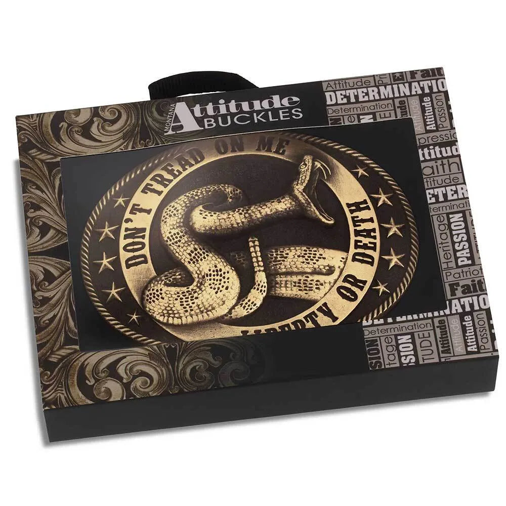 Men's Montana Silversmiths Liberty or Death Heritage Buckle A1064C