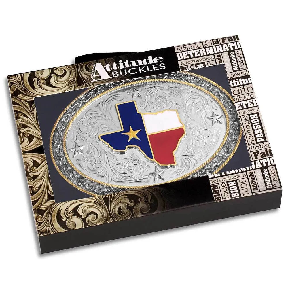 Men's Montana Attitude Lone Star Pride Buckle A1082P