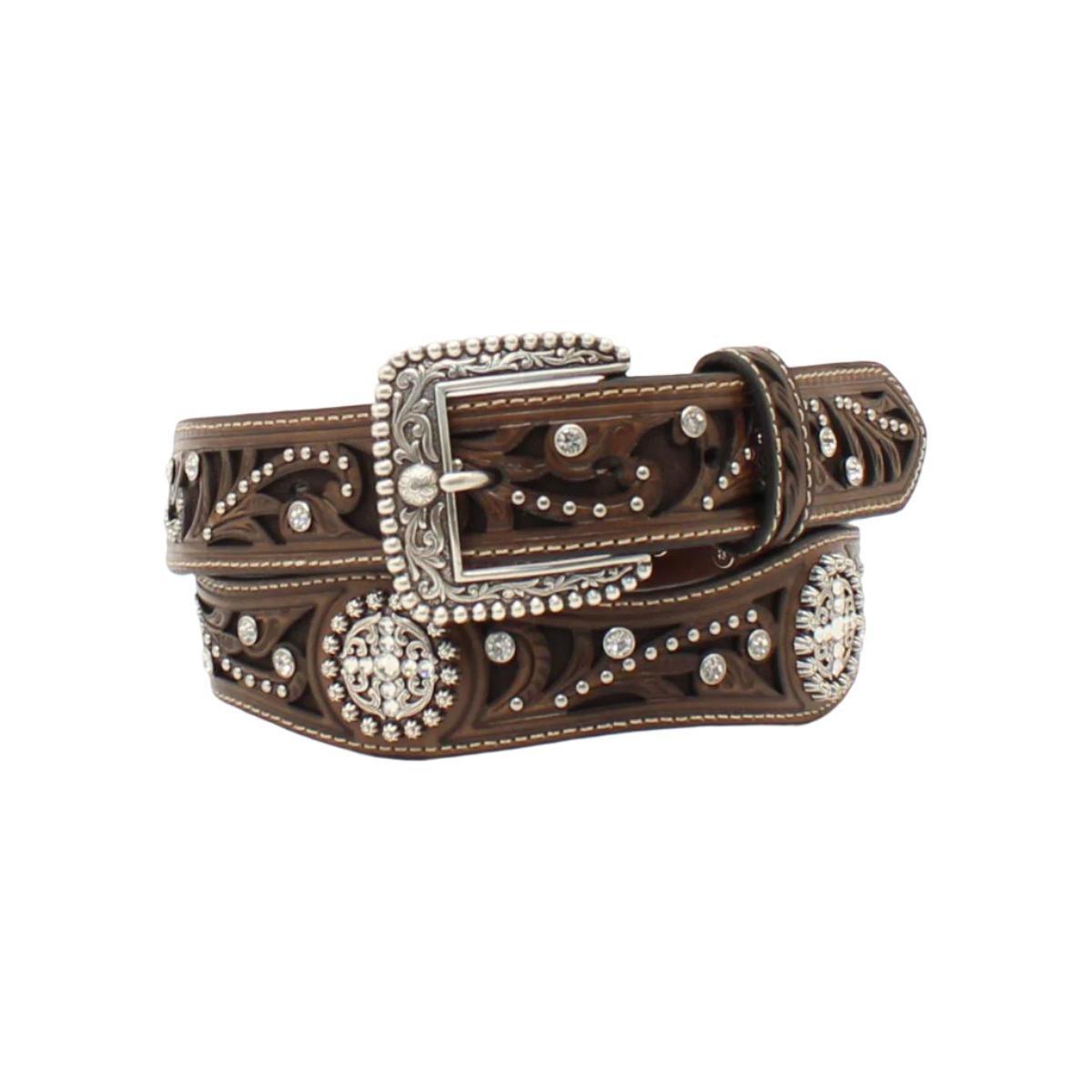 Women's Ariat Scroll Inlay Belt A1513002 - Crazy House Western Wear