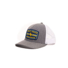 Crazy House Unisex Grey and White Mesh Cap with Outfitter Patch - Crazy House Western Wear
