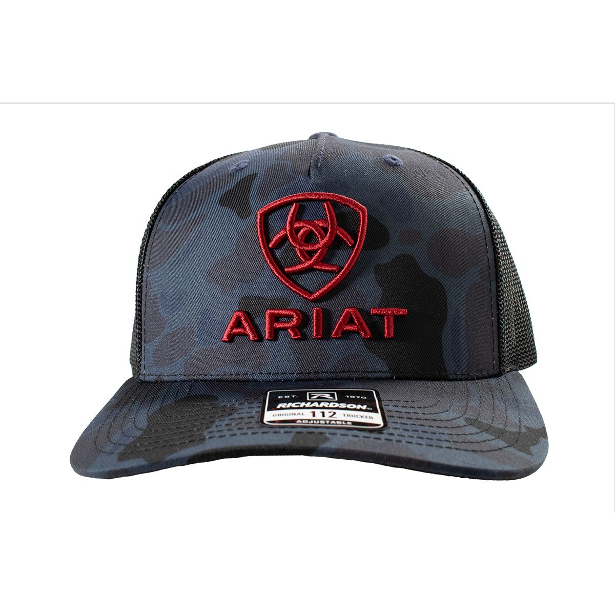Men's Ariat Navy And Black Mesh Snapback A300090103