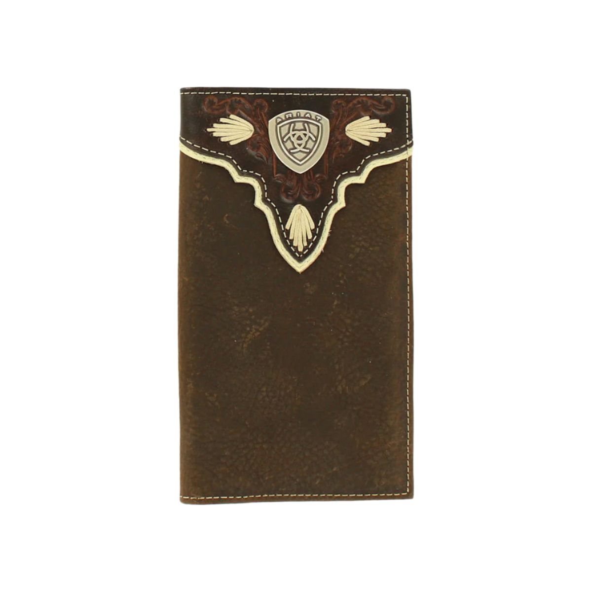 Men's Ariat Distressed Leather Wallet A3531444 - Crazy House Western Wear