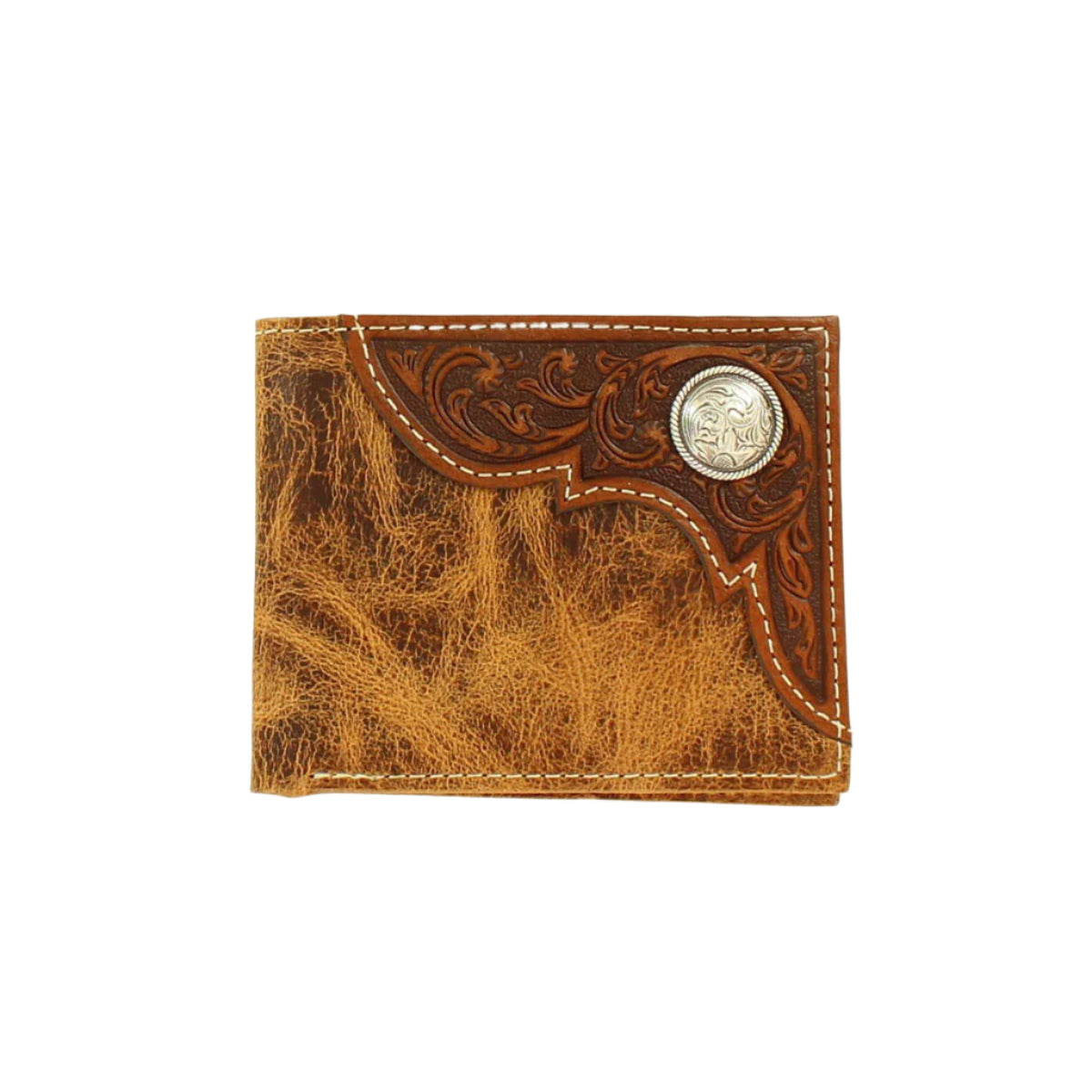 Men's Ariat Bi-Fold Leather Wallet A3532408 - Crazy House Western Wear