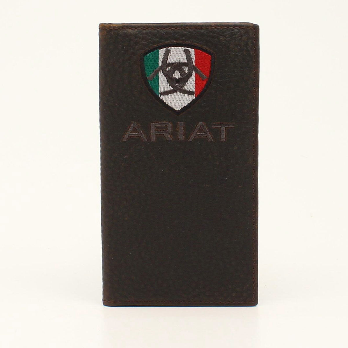 Men's Ariat Rowdy Brown Leather Rodeo Style Wallet A35491282 - Crazy House Western Wear