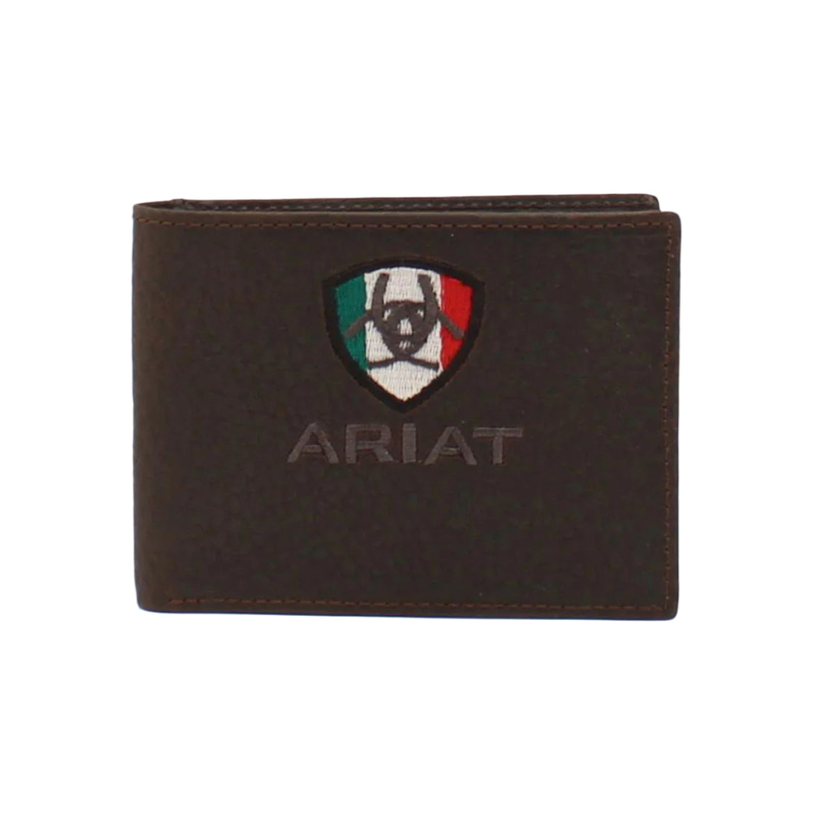 Men's Ariat Brown Bifold Rodeo Style Wallet A35493282 - Crazy House Western Wear