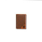 Men's Ariat Tan Trifold Basketweave Design Wallet A3550408 - Crazy House Western Wear