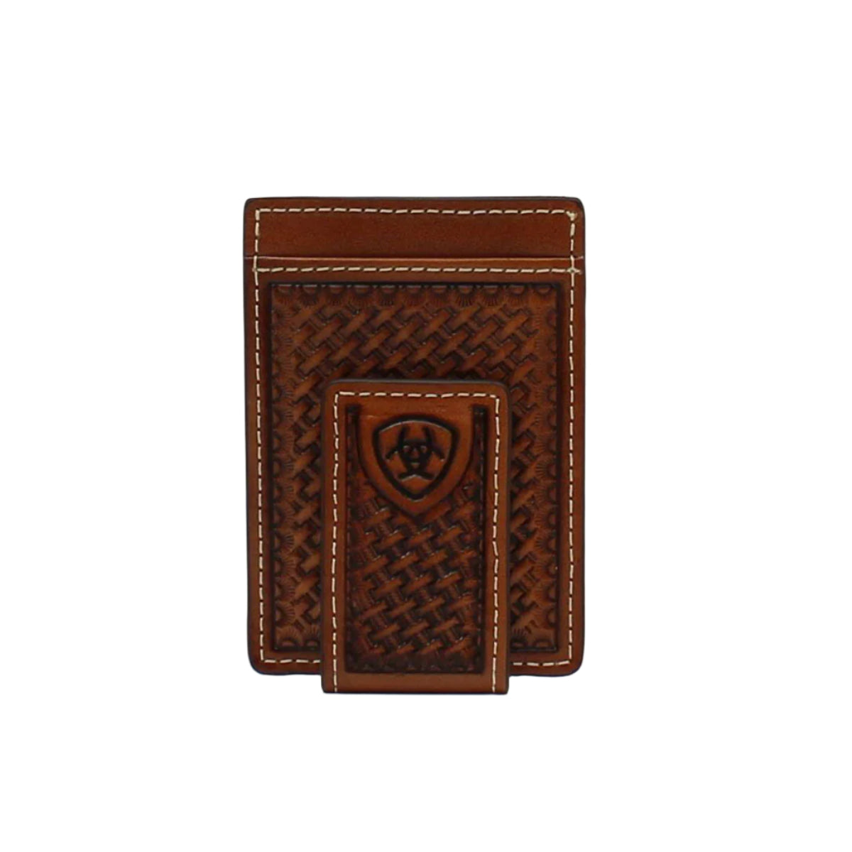 Men's Ariat Tan Money Clip Style Wallet A3550508 - Crazy House Western Wear