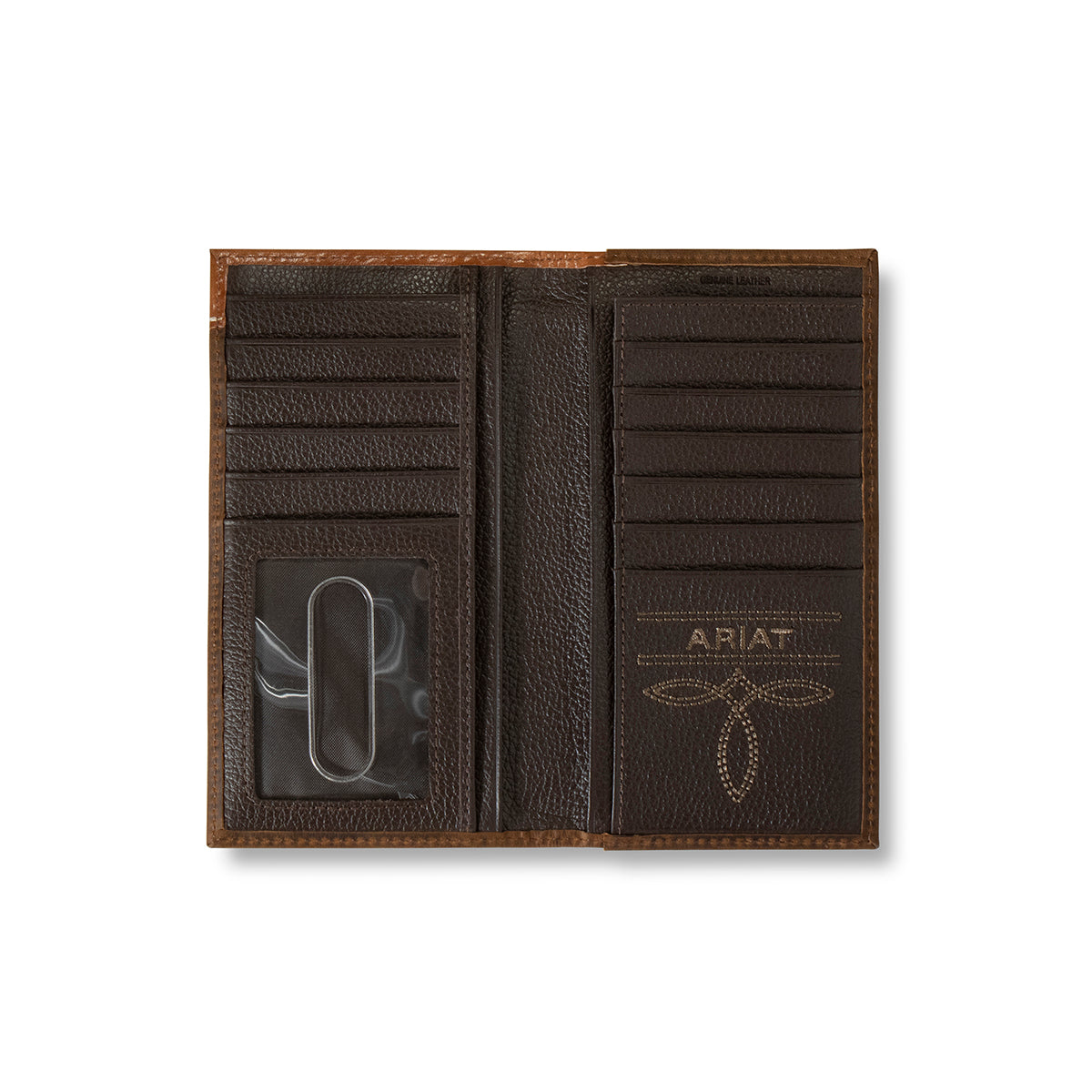 Men's Ariat Brown Rodeo Style Wallet A3553402 - Crazy House Western Wear