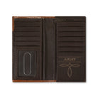 Men's Ariat Rowdy Brown Rodeo Style Wallet A35540282 - Crazy House Western Wear
