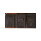 Men's Ariat Rowdy Brown Trifold Wallet A35541282 - Crazy House Western Wear
