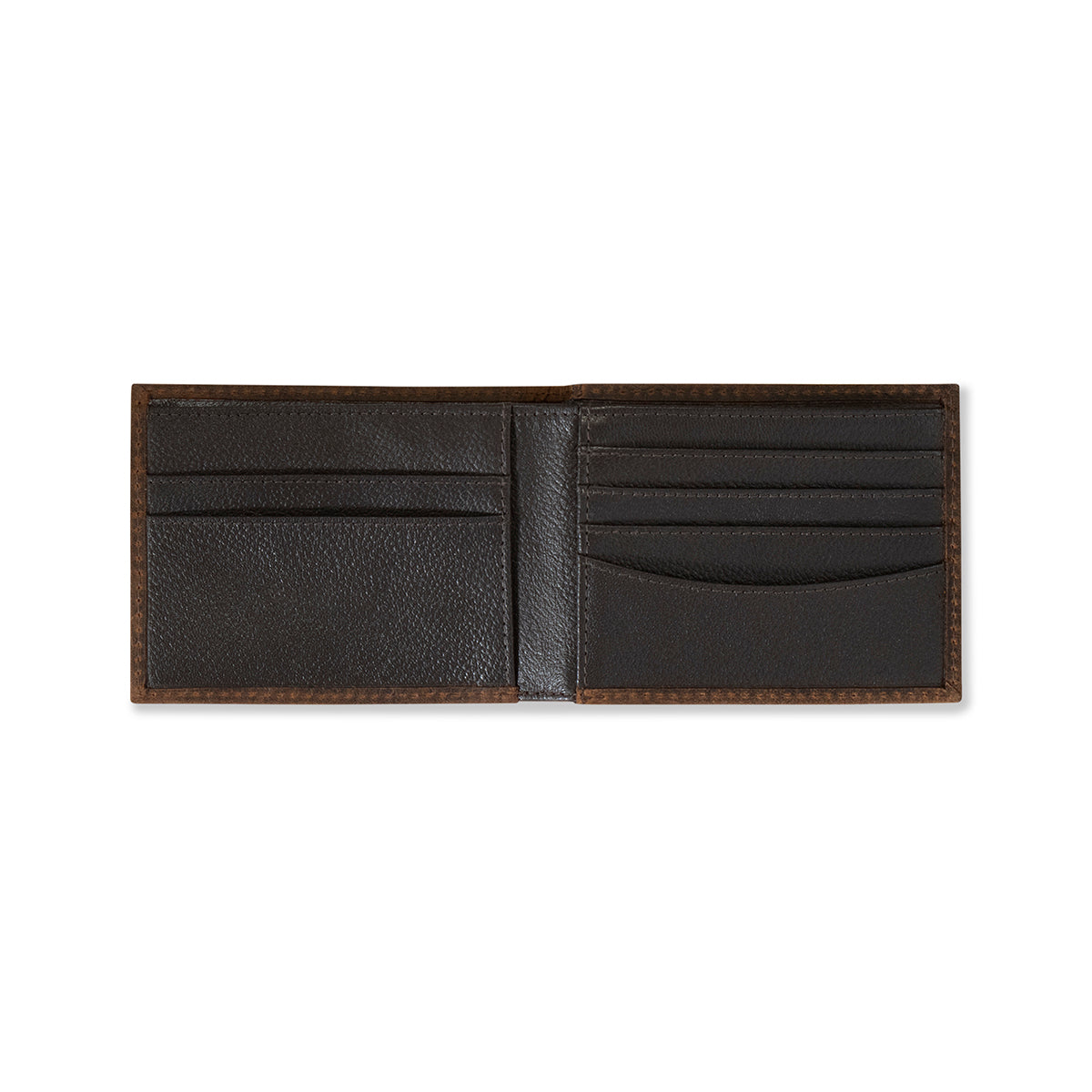 Men's Ariat Brown Bull Hide Leather Wallet A3554502 - Crazy House Western Wear