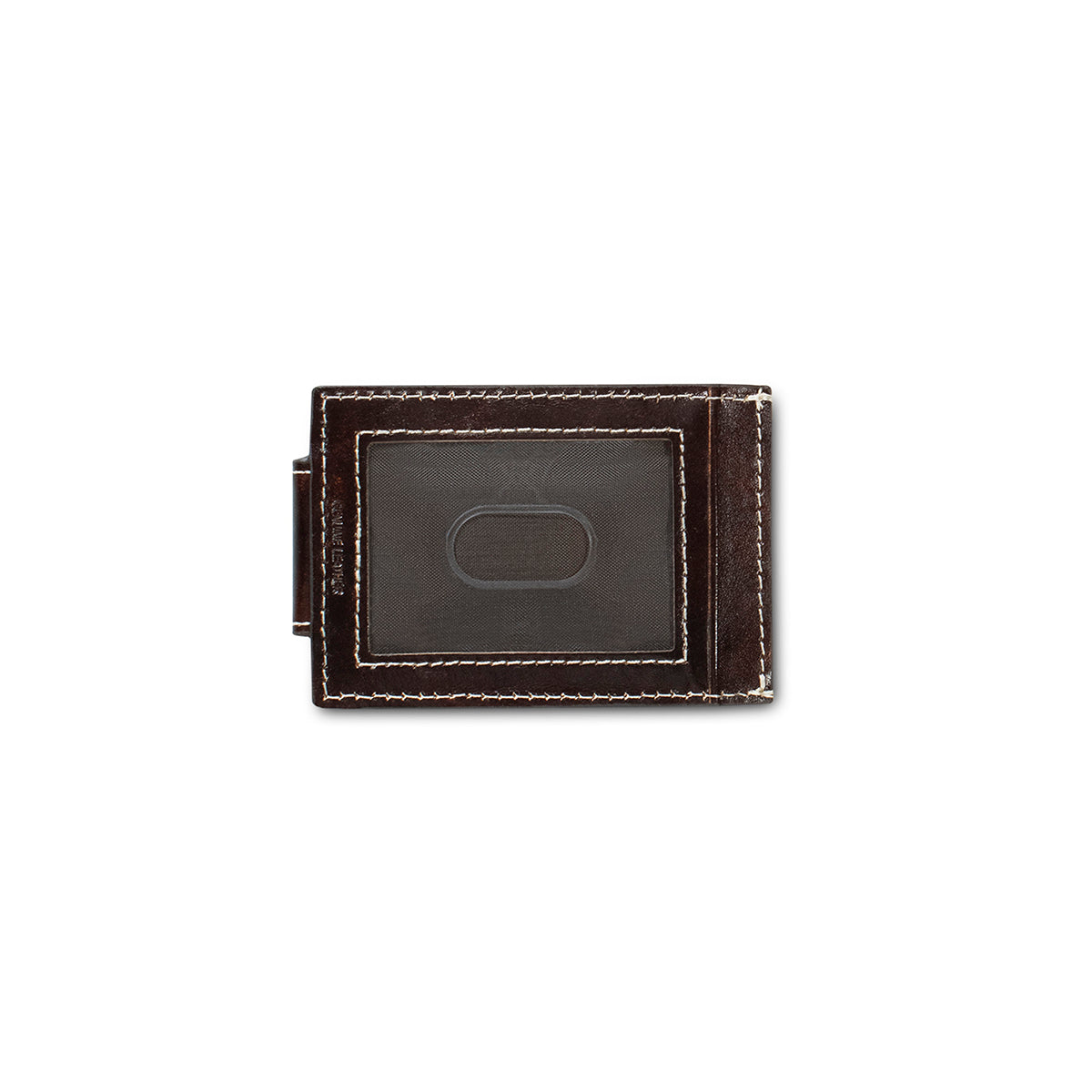 Men's Ariat Brown Genuine Leather Money Clip Style Wallet A3557802 - Crazy House Western Wear