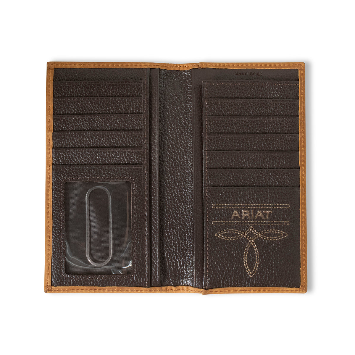 Men's Ariat Brown Rodeo Style Wallet A3559102 - Crazy House Western Wear