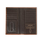 Men's Ariat Brown Rodeo Style Genuine Leather Wallet A3560302 - Crazy House Western Wear