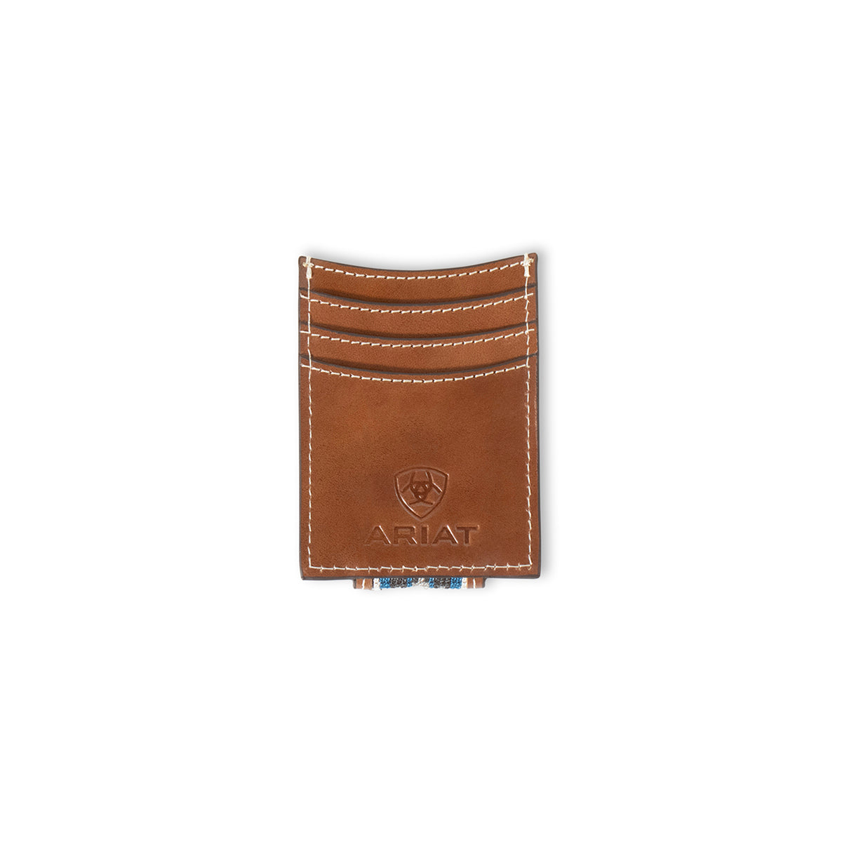 Men's Ariat Brown Genuine Leather Money Clip Style A3560602 - Crazy House Western Wear