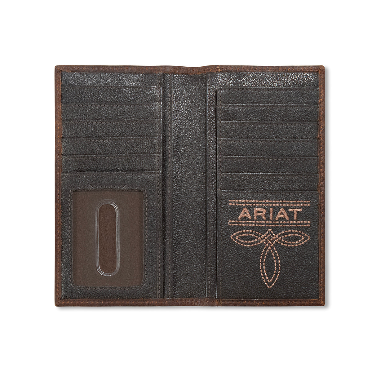 Men's Ariat Brown Rodeo Style Wallet A3563302 - Crazy House Western Wear